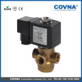 Serie VX31 actuación directa válvula de solenoide de medio de 3 vías de 3 vías latón material tamaño válvula de solenoide G1 / 4 pulgadas